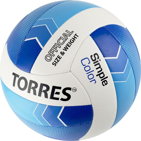 Купить Мяч волейбольный Torres Simple Color любительский р.5 в Котласе 